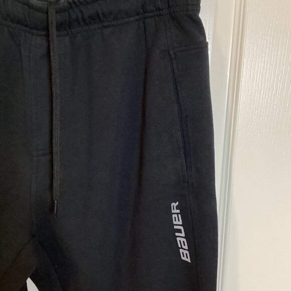 Eddie Bauer Men's Black Fleece Sweatpants Waist 30" Casual Activewear Sports - Picture 5 of 10